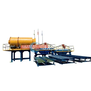 Mineral Beneficiation Factory Complete Supply Alluvial Gold Recovery Machine Gravity Washing Plant