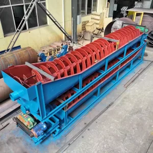 Mineral Gold Ore Spiral Classifier Separator Washing Machine 80-2740TPD Capacity for Gold Ore Beneficiation Mining