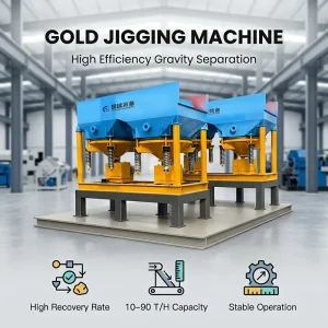 Mineral Jig Concentrator for Gold Tin Tungsten Ore Gravity Separation
