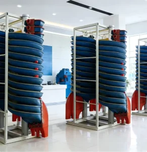 Mineral Processing Equipment for Sand Ore Heavy Mineral Separation Gravity Spiral Separator PLC High Rigidity