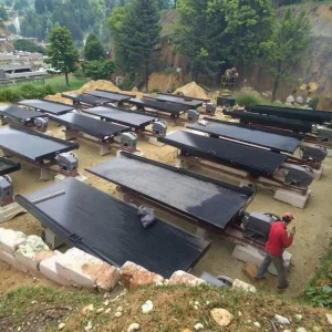 Mineral Processing Gold Shaking Table Concentrator for Gold Ore Gear and Bearing Core Components Gravity Separation Technology