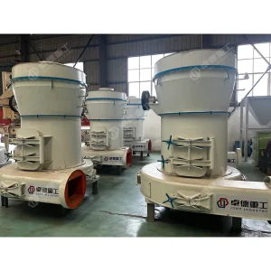 Mineral Processing Grinding Equipment Raymond Mill with AC Motor Gearbox Bearing 2-30 T/h Capacity for Multiple Materials