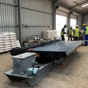 Mineral Processing Shaking Table 6s Large Channel Steel Gravity Separation Equipment for Concentrate Beneficiation Gold Mining