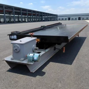 Mineral Processing Shaking Table Bearing Motor for Copper Iron Tin Gold Ore Gold Panning Machine Tailings Recovery 1tph Capacity