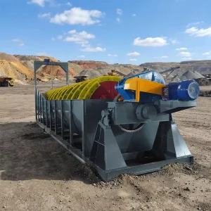 Mineral Processing Spiral Classifier High Weir Submerged Single Spiral Unit for Ore Media Removal and Washing