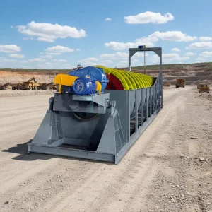 Mineral Processing Spiral Classifier Submerged High Weir Type Single and Double Spiral Ore Dewatering and Washing Machine