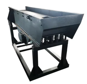 Mineral Processing Vibrating Feeder for Metallurgy Sand Stone Production Line 5-800tph Capacity 380V Long Working Life
