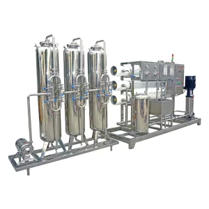 Mineral & Pure Water Treatment Industrial Water Processing & Purification Equipment PLC Control 1~20T/H Capacity