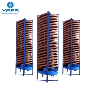 Mineral Separation Gravity Separator Gold Tin Tantalite Iron Mining Equipment Spiral Chute