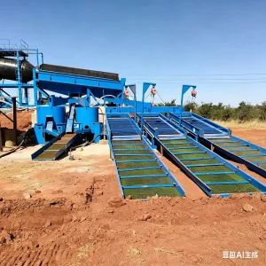 Mineral Separator Stable Performance Placer Gold Rotary Trommel Sand Gold Washing Equipment for South Africa Gold Mine