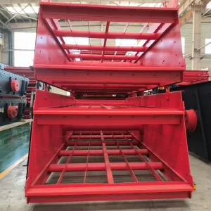 Mineral Vibrating Screen Machine Electric Motor 380V Circular Type Screening Equipment