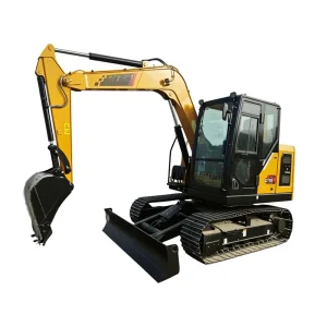 Mini Crawler Excavator SY75C 7.5 Ton Small Excavator with Engine Motor Pump for Land Development