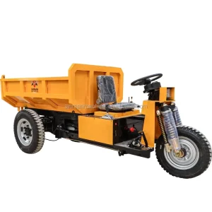 Mini Electric Dump Truck With 3 Wheels Motorcycle Heavy Loading Electric Dumper Mining Truck Peru