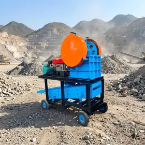 Mini Jaw Crusher Attached Screen Lightweight Mobile Crusher Integral Screening Device Plant Combined Crushing Screening Machine