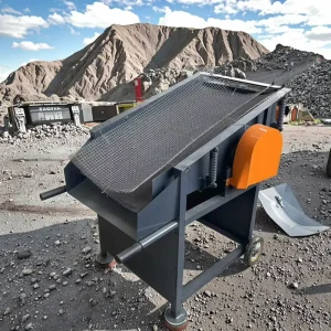 Mini Linear Vibrating Screen Sieve Machine Motor Engine High Precision Sand Screening 16-18t/h Capacity Fully Automatic Henan