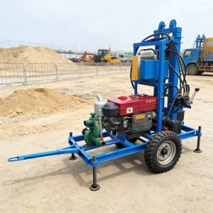 Mini Mining Machinery Portable Water Well Drilling Rigs 100m 150m Diesel Hydraulic Well Drilling Machine
