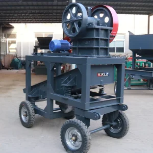Mini Mobile Portable Jaw Crusher Quartz Stone Gravel Crushing and Screening Production Line