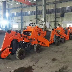 Mini Mucking Loader 4 Wheel Mining Tunnel Excavator with New Motor and Engine for Underground Mining