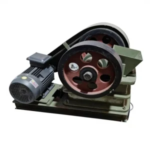 Mini Small 2.2kw Electric Motor Dual Flywheels Sample Preparation Lab Jaw Crusher for Mining