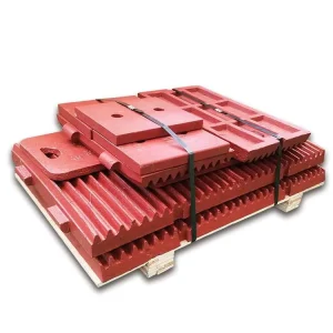 Mining Crusher Spare Parts Jaw Plate Wear Resistant Fixed Swing Jaw Plate for Quarry Crushing