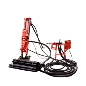 Mining DTH Drill Rig Motor Pneumatic High Air Pressure Rock Drilling for Coal Mine Quarry Blasting Holes 140mm Diameter Max 500m