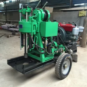 Mining Diesel Powered Hydraulic Crawler Rock Drilling Rig Pump Engine Customizable High Efficiency Water Well Drilling Equipment