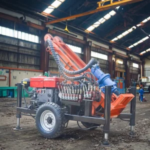 Mining Drilling Machine Hydraulic Borehole Drilling Equipment Wheel Drilling Rig