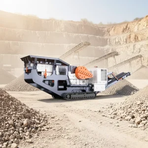 Mining Equipment Breaking Heavy Clay Gravel 20TPH Mobile Gold Ore Processing Plant