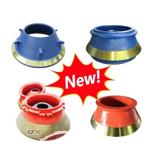 Mining Equipment Cone Crusher Wear Resistant Parts Mantle and Concave Spare for Stone Crushing