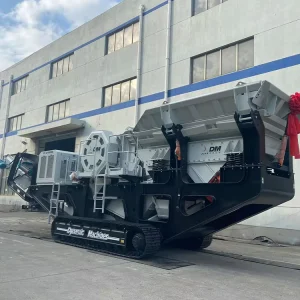 Mining Equipment Mobile Jaw Crusher 200*300 Stone Rock Crushing Machine PLC Controlled High Capacity Remote Control