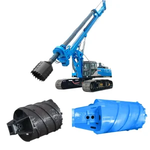 Mining Equipment Parts Rotary Drilling Tools 1500mm Drilling Bucket Core Barrel