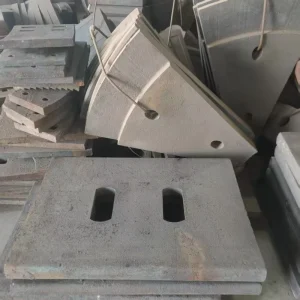 Mining Equipment Spare Parts Ball Mill Shell Liner End Liner Mn13Cr2 Mn18Cr2 Casting Ore Mining Liners Customizable