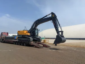 Mining Grade Hydraulic Excavator HX340HD 34110kg Weight 1.74m³ Bucket 194kW Power