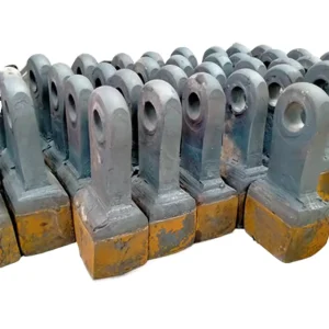 Mining High Manganese Steel Casting Coal Mill Crusher Hammer Head Wear Parts