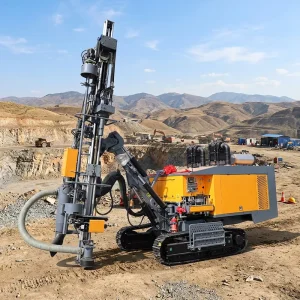 Mining Hydraulic Crawler Radial Hole Open air Mining DTH Drilling Rig With Diesel Air Compressor