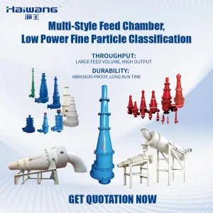 Mining Hydrocyclone Cyclone Classification Equipment for Mineral Coal Gold Ore Separation Classification
