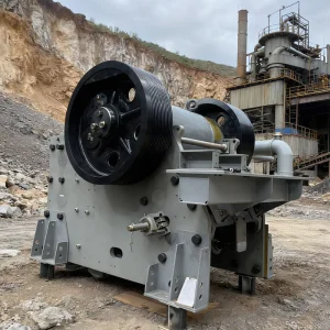 Mining Jaw Crusher with Motor & Gear Core Components Max.350t/h Capacity