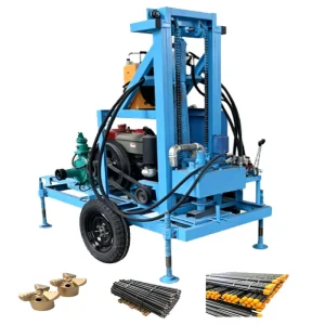 Mining Machine Pneumatic Drilling Rig Water Well Drilling Machine High Performance Rig Air Powered Borehole Drilling Equipment