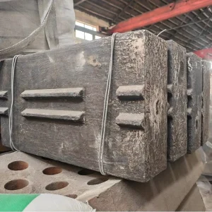 Mining Machine Spare Parts Custom Casting Services Crusher Parts Alloy Plate Hammer Steel Part for Mining