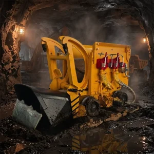 Mining Machinery High Efficiency Mini Rock Loader Shovel Bucket Back throw Underground Rocker Shovel Loader for Hard Rock Mine