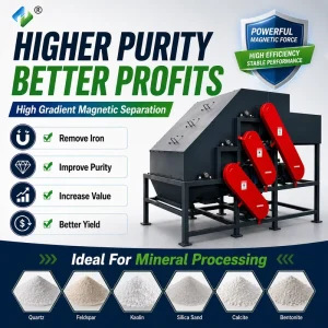Mining Machinery Magnetic Separator for Industrial Magnetic Materials Separation Equipment