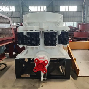 Mining Machinery Stone Crushing Machine PLC Controlled AC Motor Cone Crusher High Capacity 75-480t/h Engine Bearing