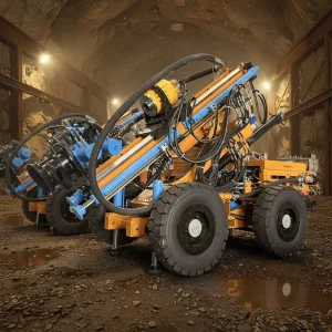 Mining Machinery Underground DTH Drill Rig Wheel Hydraulic Down the Hole Rock Drilling Equipment