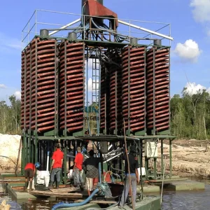 Mining Mineral Concentrating Machine High Efficiency Spiral Chute Separator for Ore Chromite