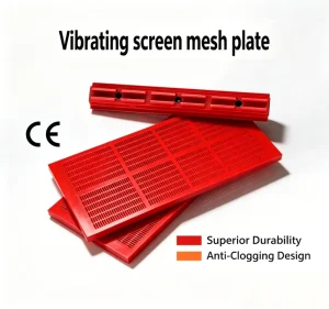 Mining Polyurethane Screening Media Anti Clogging PU Sieve Plate for High Efficiency Wet Dry Separation CE Certified