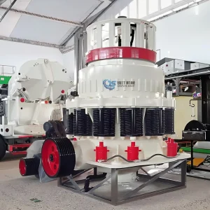 Mining Quarry Rock Cobble Stone Crushing Equipment Granite Iron Ore Pyb 900 Spring Cone Crusher AC Motor Bearing Gearbox Max