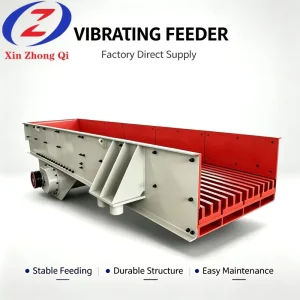 Mining Quarry Vibrating Feeder Equipment Stone Sand Hopper Feeding Machine Continuous Controlled Discharge Crusher Line