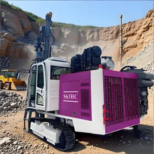Mining Rock Blasting Drilling Rig Machine Zero Emission Hydraulic Portable Drilling Rig
