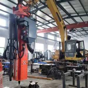 Mining Rock Breaking Equipment Heavy Duty Hydraulic Rock Drilling and Splitting Machine with Motor 4000kg 1 Year Warranty