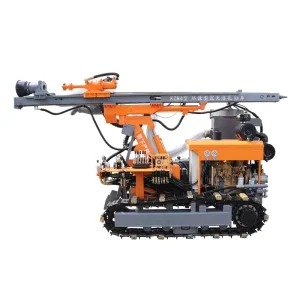 Mining Rock Portable Crawler Hydraulic Core Drilling Rig Machine Borehole Water Drilling Machine